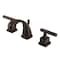 Kingston Brass KS4945CQL Claremont 8" Widespread Bathroom Faucet, Oil Rubbed Bronze KS4945CQL - alternate 1